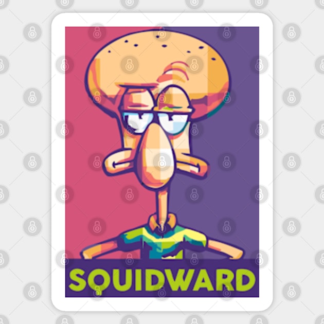 squidward Sticker by artoriaa